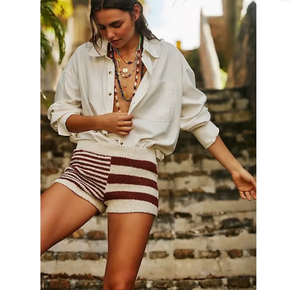 NWOT Orlanda sweater shorts by FP Beach from Free People in size XL